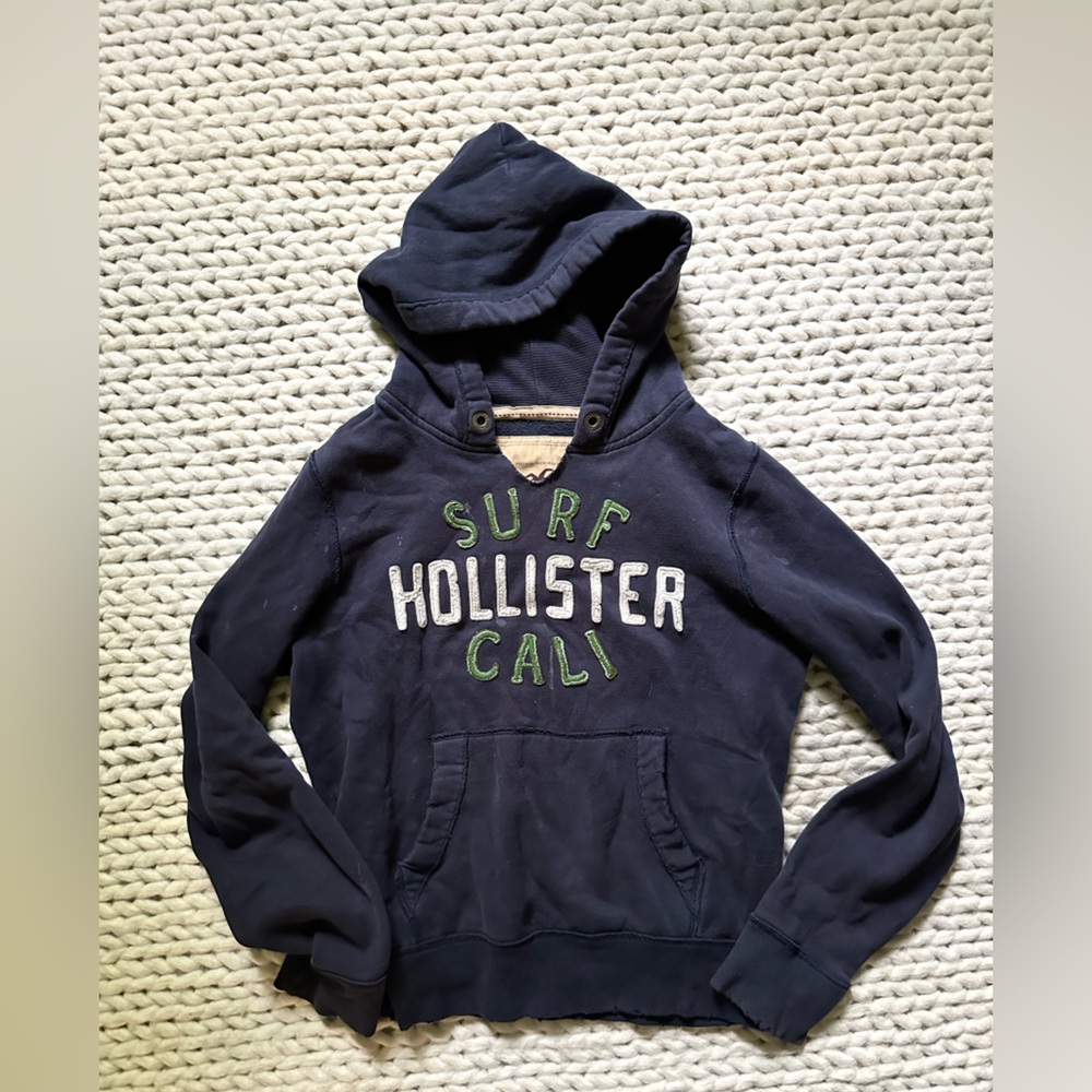 Navy Hollister Hoodie